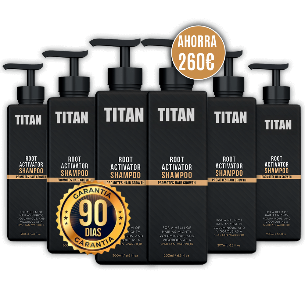 TITAN™ Champú Activador de Raíces Pack de 6 Meses