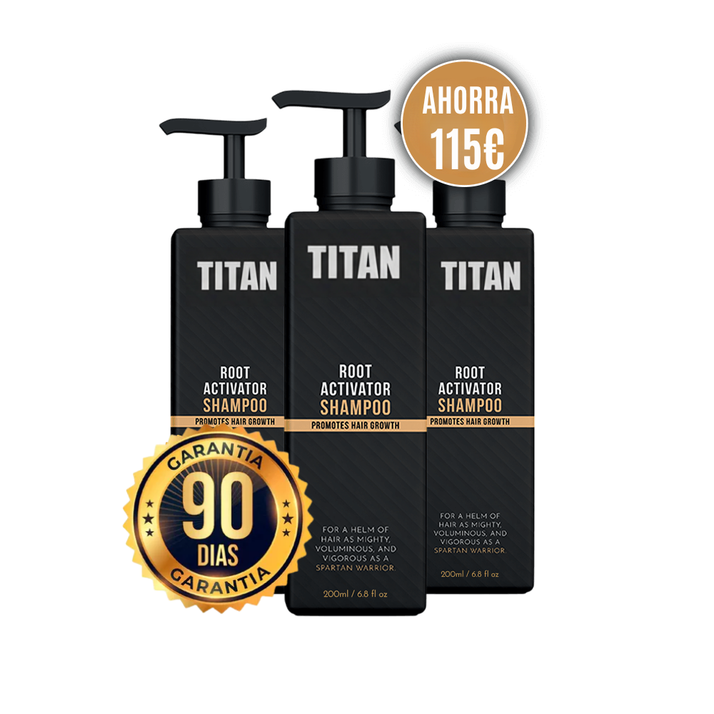 TITAN™ Champú Activador de Raíces Pack de 3 Meses